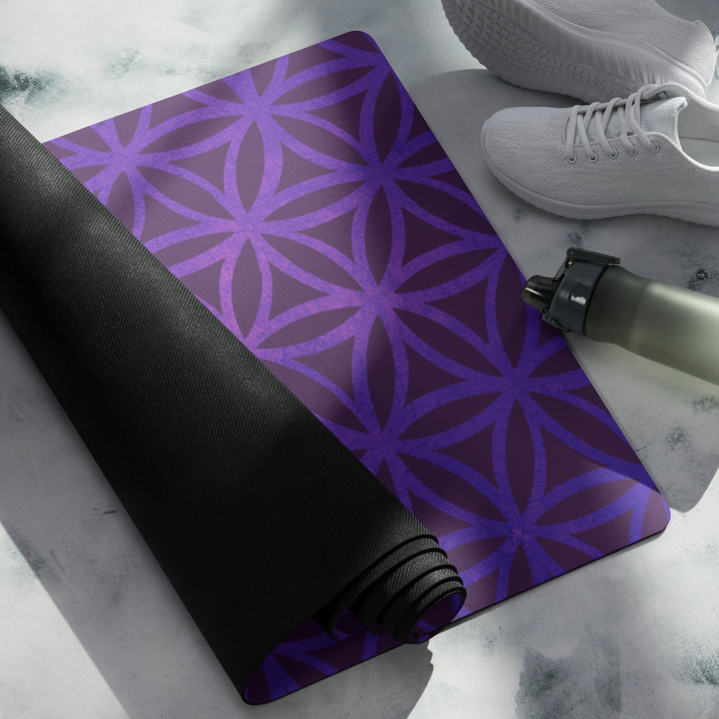 Flower Of Life Yoga Mat