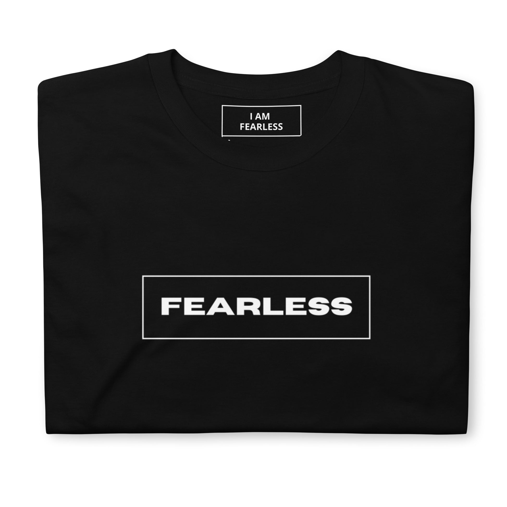 Empowerment T-Shirt – 'I Am Fearless' affirmation shirt ideal for workouts, casual wear, or inspiring confidence in your daily life.