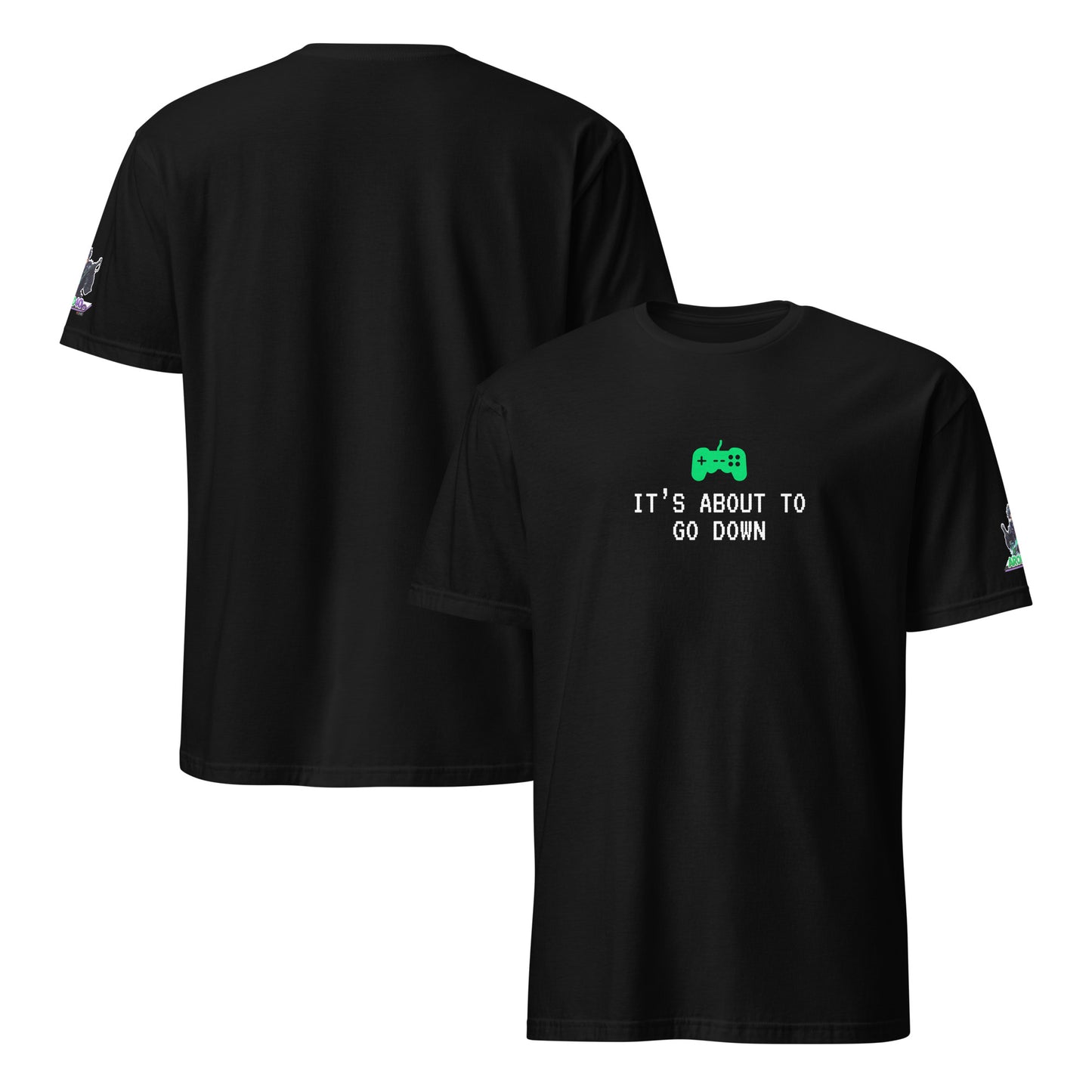 Gamer T-shirt- "It's About To Go Down" AROD40 Merch