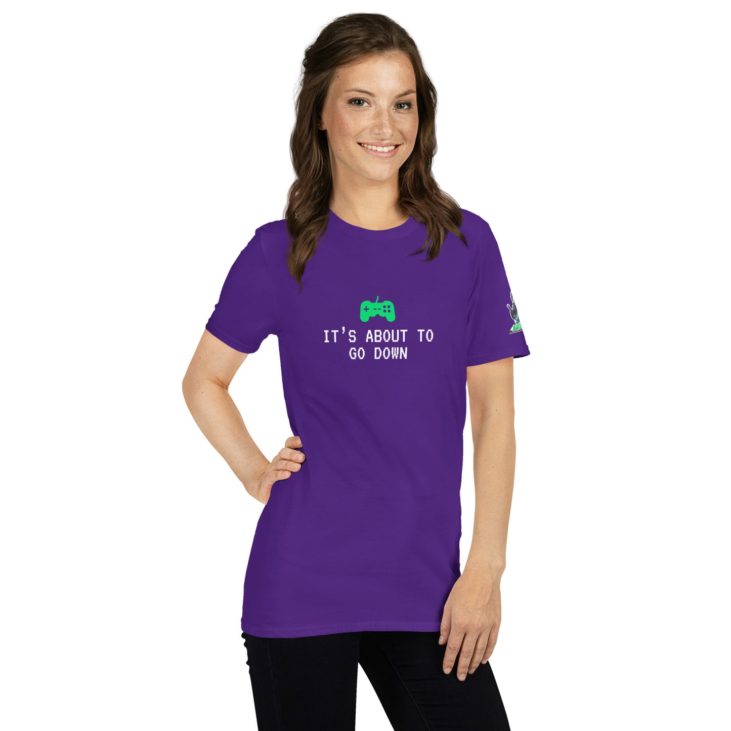 Gamer T-shirt- "It's About To Go Down" AROD40 Merch